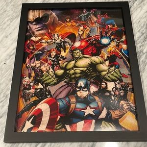 Marvel framed print